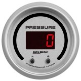 Autometer 52.4mm Silver Switchable 0-1600 PSI/0-110 BAR Fluid Pressure UltraLite Elite Digital Gauge thumbnail 3