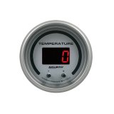 Autometer 52.4mm Silver Switchable 60-340 Degrees F/40-170 Degrees C Ultra-Lite Elite Digital Gauge thumbnail 2