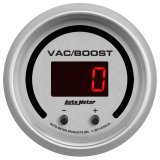 Autometer 52.4mm Silver Switchable 0-1600 PSI/0-110 BAR Vacuum/Boost Ultra-Lite Elite Digital Gauge thumbnail 5