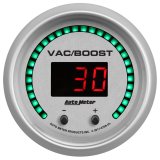 Autometer 52.4mm Silver Switchable 0-1600 PSI/0-110 BAR Vacuum/Boost Ultra-Lite Elite Digital Gauge thumbnail 6