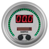 Autometer 85.7mm Silver Switchable 260 MPH / 260 KM/H Speedometer Ultra-Lite Elite Digital Gauge thumbnail 3