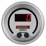 Autometer 85.7mm Silver Switchable 260 MPH / 260 KM/H Speedometer Ultra-Lite Elite Digital Gauge thumbnail 4