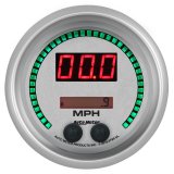 Autometer 85.7mm Silver Switchable 260 MPH / 260 KM/H Speedometer Ultra-Lite Elite Digital Gauge thumbnail 6