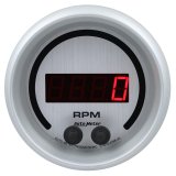 Autometer 85.7mm Silver 0-16K RPM Tachometer Ultra-Lite Elite Digital Gauge thumbnail 1