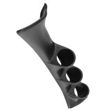 Autometer 95-99 Mitsubishi Eclipse / Eagle Talon (excl Convertible) Black Triple 52mm Pillar Pod thumbnail 4
