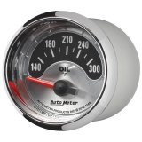 Autometer American Muscle 2-1/16in Short Sweep Electric 140-300 Deg F Oil Temp Gauge thumbnail 7