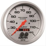 Autometer Marine Silver Ultra-Lite 5in 120mph GPS Speedometer thumbnail 3