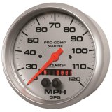 Autometer Marine Silver Ultra-Lite 5in 120mph GPS Speedometer thumbnail 7