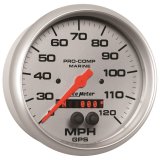 Autometer Marine Silver Ultra-Lite 5in 120mph GPS Speedometer thumbnail 9
