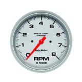 Autometer Marine Silver Ultra-Lite 5in Electrical Tachometer 0-8000 RPM thumbnail 2