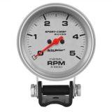 Autometer Ultra-Lite 2-5/8in Pedestal Diesel Tachometer 0-5000 RPM thumbnail 1