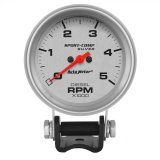 Autometer Ultra-Lite 2-5/8in Pedestal Diesel Tachometer 0-5000 RPM thumbnail 2