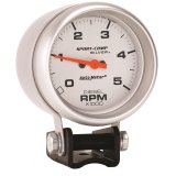 Autometer Ultra-Lite 2-5/8in Pedestal Diesel Tachometer 0-5000 RPM thumbnail 5
