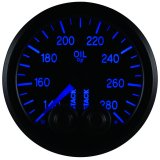 Autometer Stack Instruments 52mm 140-280 Deg F 1/8in NPTF Male Pro Control Oil Temp Gauge - Black thumbnail 5