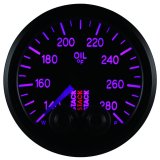Autometer Stack Instruments 52mm 140-280 Deg F 1/8in NPTF Male Pro Control Oil Temp Gauge - Black thumbnail 7