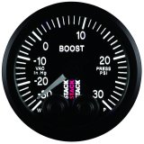 Autometer Stack Instruments 52mm -30INHG To +30PSI Pro Control Boost Pressure Gauge - Black thumbnail 1