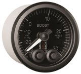 Autometer Stack Instruments 52mm -30INHG To +30PSI Pro Control Boost Pressure Gauge - Black thumbnail 4