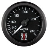 Autometer Stack 52mm 120-240 Deg F 1/2in Npt (M) Mechanical Water Temp Gauge - Black thumbnail 2
