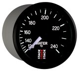 Autometer Stack 52mm 120-240 Deg F 1/2in Npt (M) Mechanical Water Temp Gauge - Black thumbnail 6