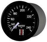 Autometer Stack 52mm 120-240 Deg F 1/2in Npt (M) Mechanical Water Temp Gauge - Black thumbnail 8