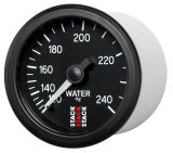 Autometer Stack 52mm 120-240 Deg F 1/2in Npt (M) Mechanical Water Temp Gauge - Black thumbnail 9