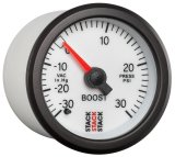 Autometer Stack 52mm -30INHG to +30 PSI (Incl T-Fitting) Mechanical Boost Pressure Gauge - White thumbnail 6