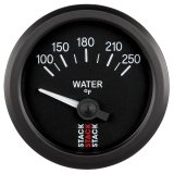 Autometer Stack 52mm 100-250 Deg F 1/8in NPTF Electric Water Temp Gauge - Black thumbnail 2