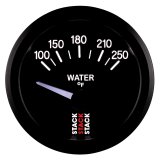 Autometer Stack 52mm 100-250 Deg F 1/8in NPTF Electric Water Temp Gauge - Black thumbnail 3