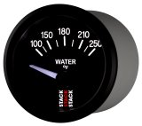 Autometer Stack 52mm 100-250 Deg F 1/8in NPTF Electric Water Temp Gauge - Black thumbnail 6