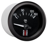Autometer Stack 52mm 60-150 Deg C M10 Male Electric Oil Temp Gauge - Black thumbnail 7