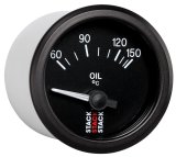 Autometer Stack 52mm 60-150 Deg C M10 Male Electric Oil Temp Gauge - Black thumbnail 8