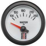 Autometer Stack 52mm 100-250 Deg F 1/8in NPTF Electric Water Temp Gauge - White thumbnail 2