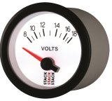 Autometer Stack 52mm 8-18V Electric Battery Voltage Gauge - White thumbnail 7