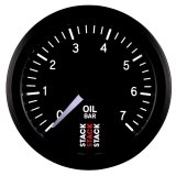 Autometer Stack 52mm 0-7 Bar M10 Male Pro Stepper Motor Oil Pressure Gauge - Black thumbnail 4