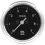 Autometer Stack 52mm 0-7 Bar M10 Male Pro Stepper Motor Oil Pressure Gauge - Classic thumbnail 1