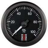 Autometer Stack 52mm 0-100 PSI 1/8in NPTF Male Pro Stepper Motor Oil Pressure Gauge - Black thumbnail 2