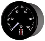 Autometer Stack 52mm 0-100 PSI 1/8in NPTF Male Pro Stepper Motor Oil Pressure Gauge - Black thumbnail 7