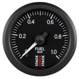 Autometer Stack 52mm 0-1 Bar M10 Male Pro Stepper Motor Fuel Pressure Gauge - Black thumbnail 1