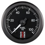 Autometer Stack 52mm 0-100 PSI 1/8in NPTF Male Pro Stepper Motor Fuel Pressure Gauge - Black thumbnail 2