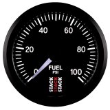 Autometer Stack 52mm 0-100 PSI 1/8in NPTF Male Pro Stepper Motor Fuel Pressure Gauge - Black thumbnail 4