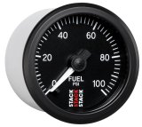 Autometer Stack 52mm 0-100 PSI 1/8in NPTF Male Pro Stepper Motor Fuel Pressure Gauge - Black thumbnail 6