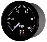 Autometer Stack 52mm 0-100 PSI 1/8in NPTF Male Pro Stepper Motor Fuel Pressure Gauge - Black thumbnail 9