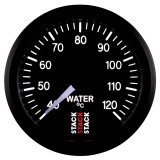 Autometer Stack 52mm 40-120 Deg C 1/8in NPTF Male Pro Stepper Motor Water Temp Gauge - Black thumbnail 3
