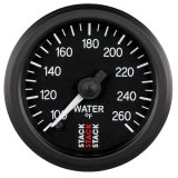 Autometer Stack 52mm 100-260 Deg F 1/8in NPTF Male Pro Stepper Motor Water Temp Gauge - Black thumbnail 2
