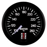 Autometer Stack 52mm 100-260 Deg F 1/8in NPTF Male Pro Stepper Motor Water Temp Gauge - Black thumbnail 3