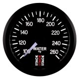 Autometer Stack 52mm 100-260 Deg F 1/8in NPTF Male Pro Stepper Motor Water Temp Gauge - Black thumbnail 4