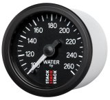 Autometer Stack 52mm 100-260 Deg F 1/8in NPTF Male Pro Stepper Motor Water Temp Gauge - Black thumbnail 5