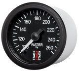 Autometer Stack 52mm 100-260 Deg F 1/8in NPTF Male Pro Stepper Motor Water Temp Gauge - Black thumbnail 6