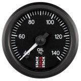 Autometer Stack 52mm 40-140 Deg C 1/8in NPTF Male Pro Stepper Motor Oil Temp Gauge - Black thumbnail 2