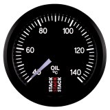 Autometer Stack 52mm 40-140 Deg C 1/8in NPTF Male Pro Stepper Motor Oil Temp Gauge - Black thumbnail 4